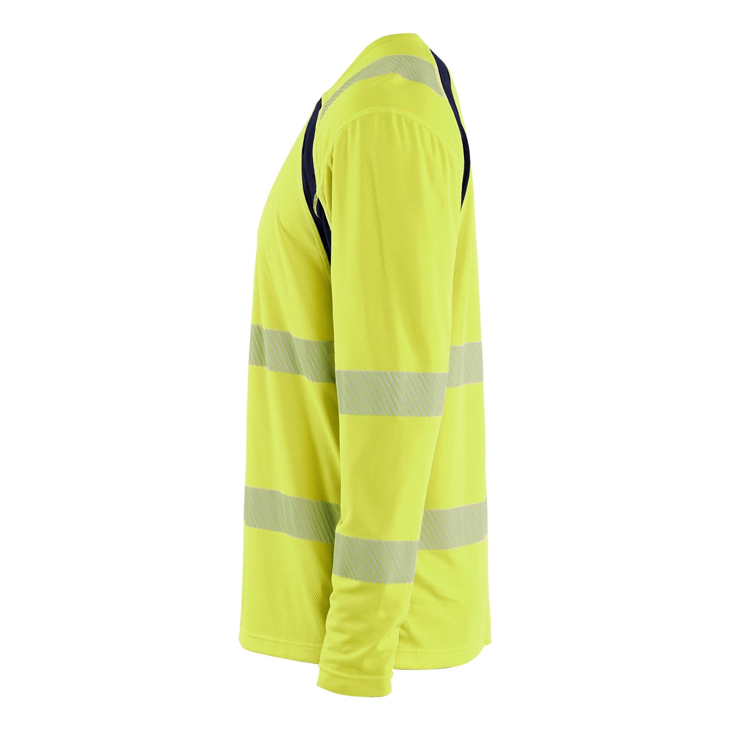Blaklader BLAKLADER 35991013 Hi Vis UV Protected Long Sleeved T Shirt Hi Vis Reflective Long Sleeve Work T-Shirt MEN - 100% Polyester - 359910133389_CL