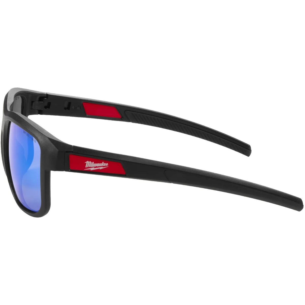 Milwaukee Full Frame Polarized Blue/Green Mirror Safety Glasses