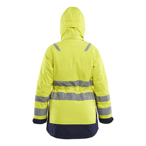 Blaklader BLAKLADER 44721987 Women's Hi vis Winter Parka Hi Vis Reflective Parka Work Jacket WOMEN - Waterproof - 447219873389_3