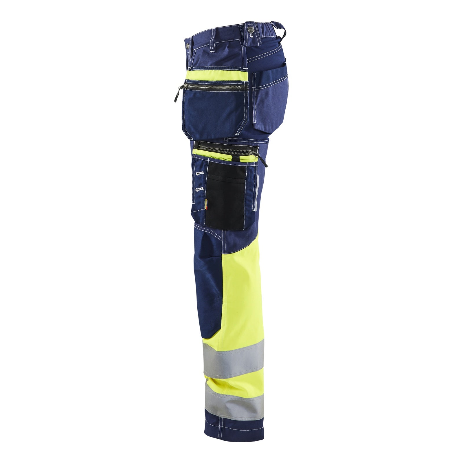 Blaklader BLAKLADER 71961370 | Women's Hi vis Trousers with Stretch Hi Vis Reflective Work Trousers Women - 100% Cotton - 719613708833_CL