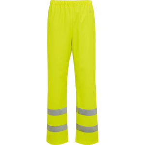 ELKA Rainwear - Securetech Multinorm Pu Waist Trousers - Fluorescent Yellow