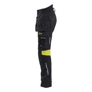 Blaklader BLAKLADER 71081512 | Women's Craftsman Inherent Trousers Hi Vis Reflective Work Trousers Women - Ripstop Fabric - 710815129933_CL
