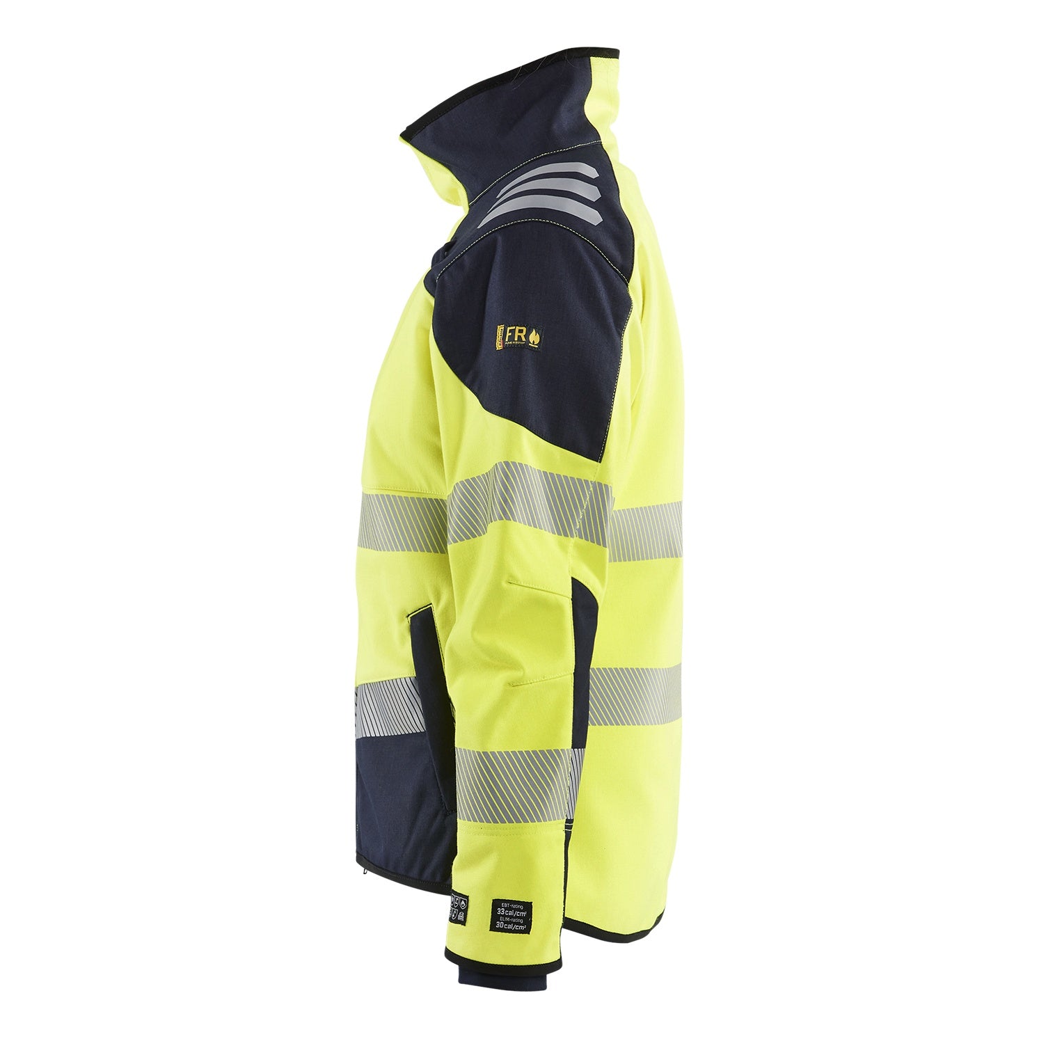 Blaklader BLAKLADER 44481560 Women's Multinorm softshell Jacket Hi Vis Reflective Softshell Work Jacket WOMEN - Flame Resistant - 444815603389_CL