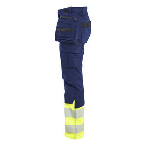 Blaklader BLAKLADER 70301149 | Women's Hi vis Trousers Stretch Hi Vis Reflective Work Trousers Women - Cordura Denim - 703011498933_CL