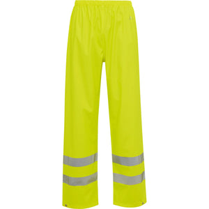 ELKA Rainwear - Dry Zone Visible Rain Trousers Hi-Vis with reflective stripes - Fluorescent Yellow