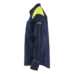 Blaklader BLAKLADER 32381517 Multinorm Shirt Hi Vis Reflective Long Sleeve Work Shirt MEN - Flame Retardant - 323815178933_CL