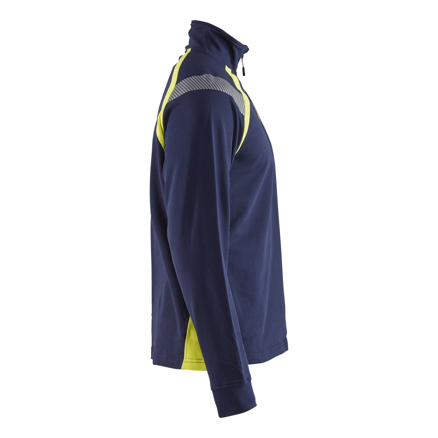 Blaklader BLAKLADER 34321158 Hi Vis Reflective Half-zip Work Sweatshirt MEN - 100% Cotton - 343211588933_CR