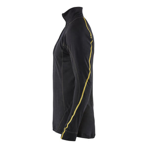 Blaklader 47961075 Flame resistant underwear top half zip, 68% merino wool - 479610759900_CL