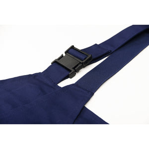 Planam Canvas 320 Dungarees grey/black - Perfect fit thanks to the elastic inserts