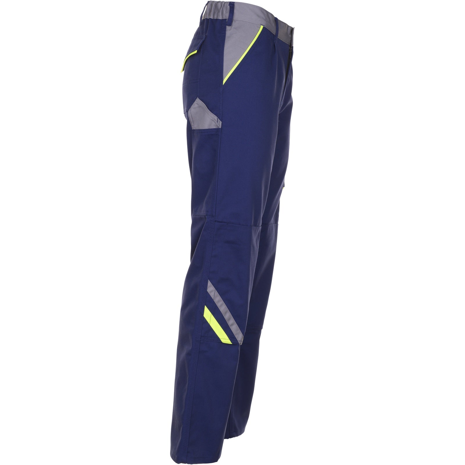 Planam Visline Trousers marine/yellow/zinc - Model view 3