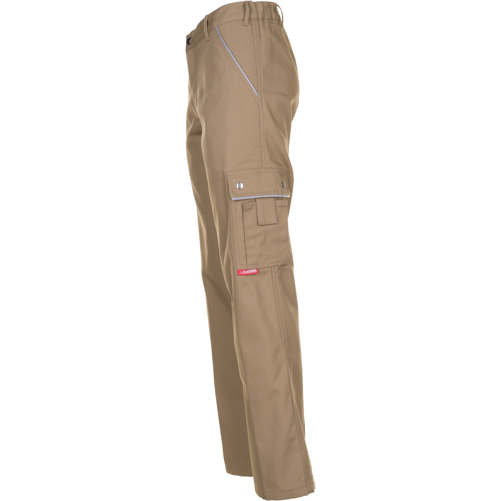 Planam Canvas 320, Outdoor Thermal Trousers beige - Model view 4