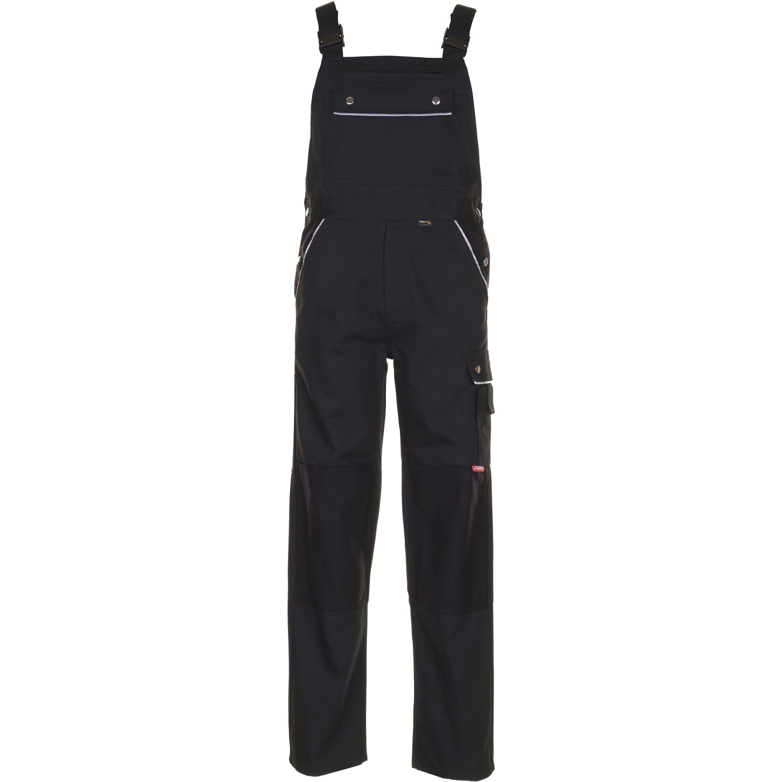 Planam Canvas 320 Dungarees black/black - Model view 1