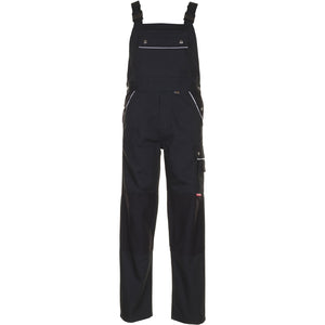 Planam Canvas 320 Dungarees black/black - Model view 1