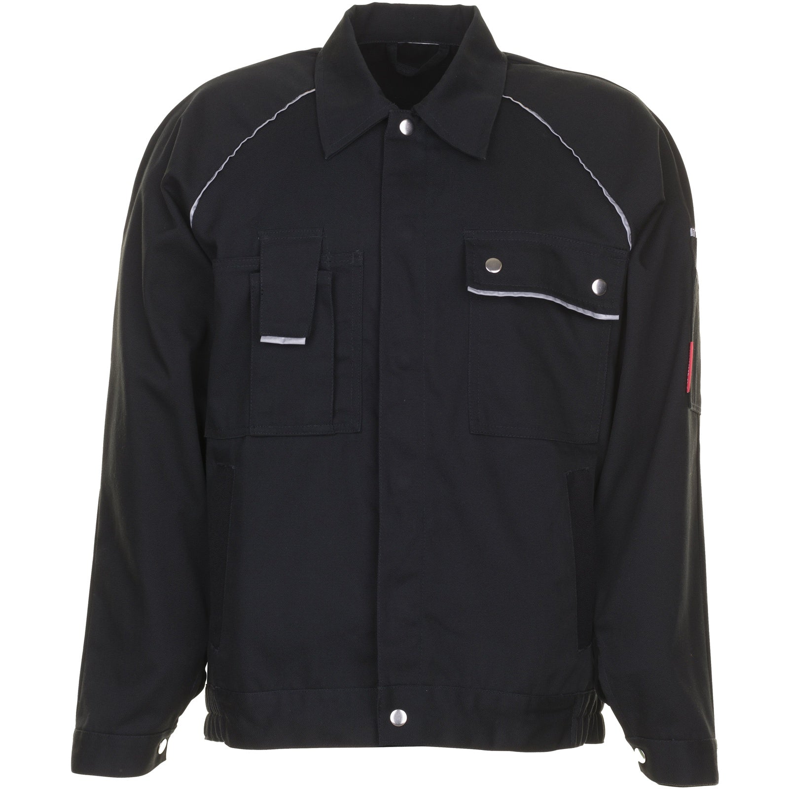 Planam Canvas 320 Waisted Jacket black/black - Model view 1