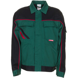 Planam Highline Waisted Jacket green/black/red - Main