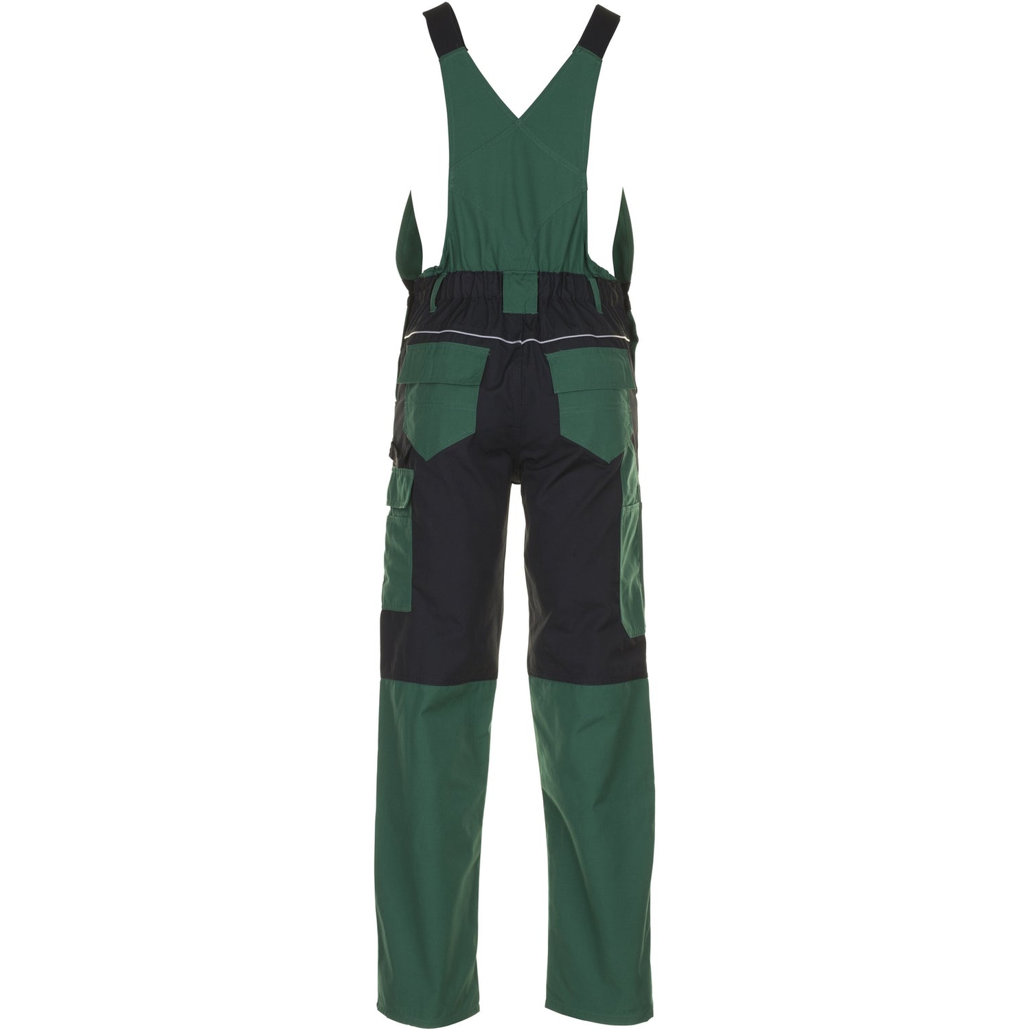 Planam Plaline Dungarees green/black - Model view 2