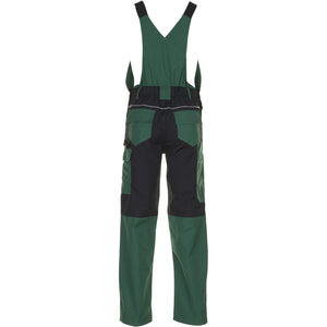 Planam Plaline Dungarees green/black - Model view 2