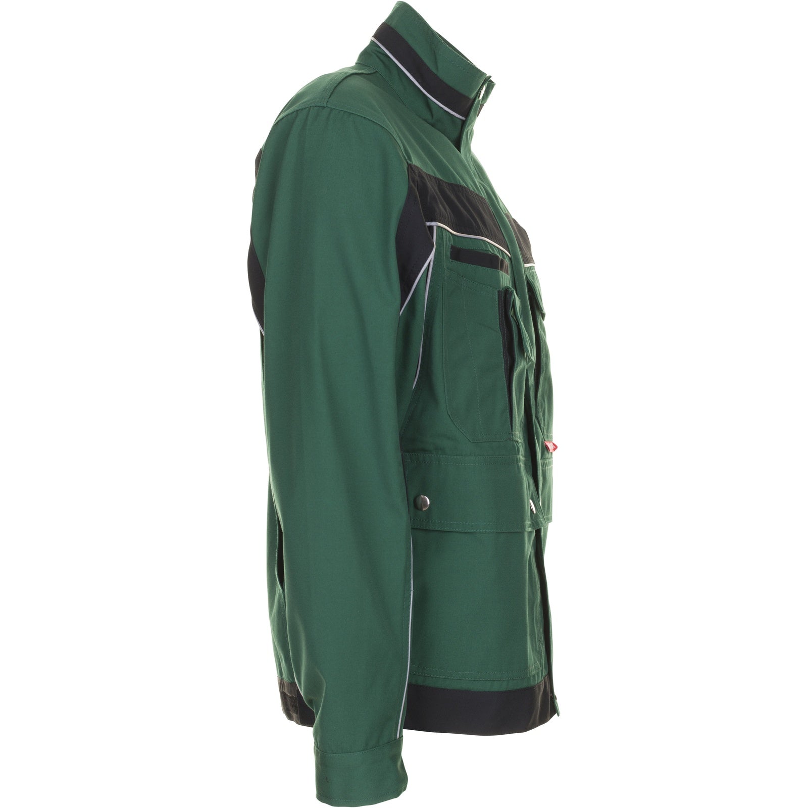 Planam Plaline Waisted Jacket green/black - Model view 3