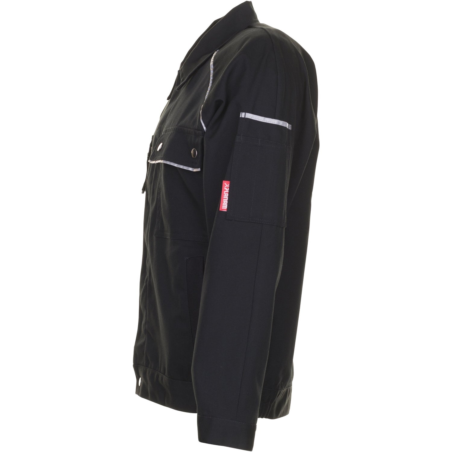 Planam Canvas 320 Waisted Jacket black/black - Model view 4
