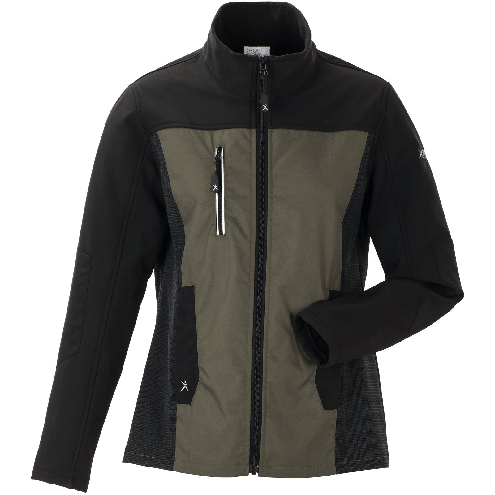 Planam Norit Women's Hybrid jacket olive/black - Model view 1