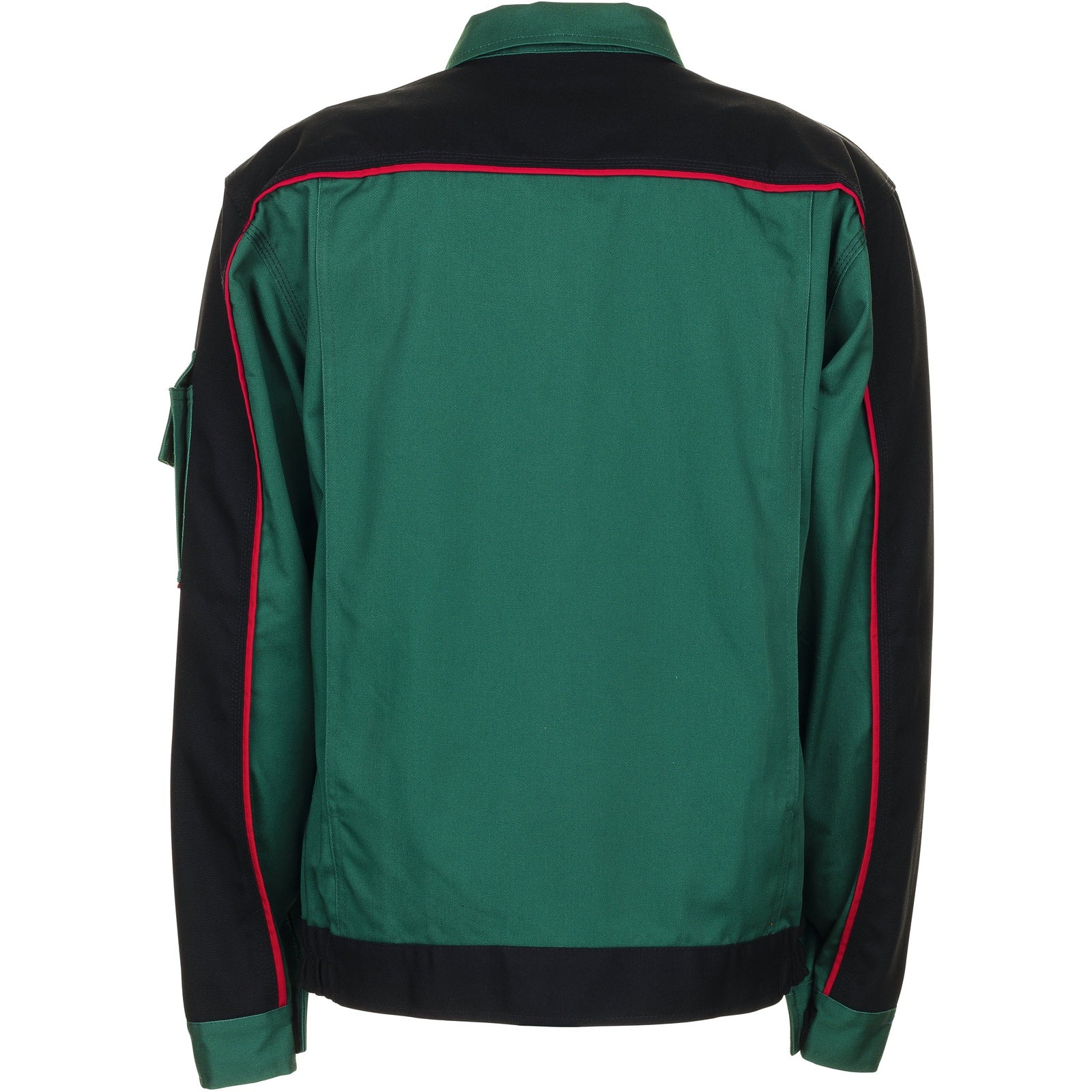 Planam Highline Waisted Jacket green/black/red - Model view 2