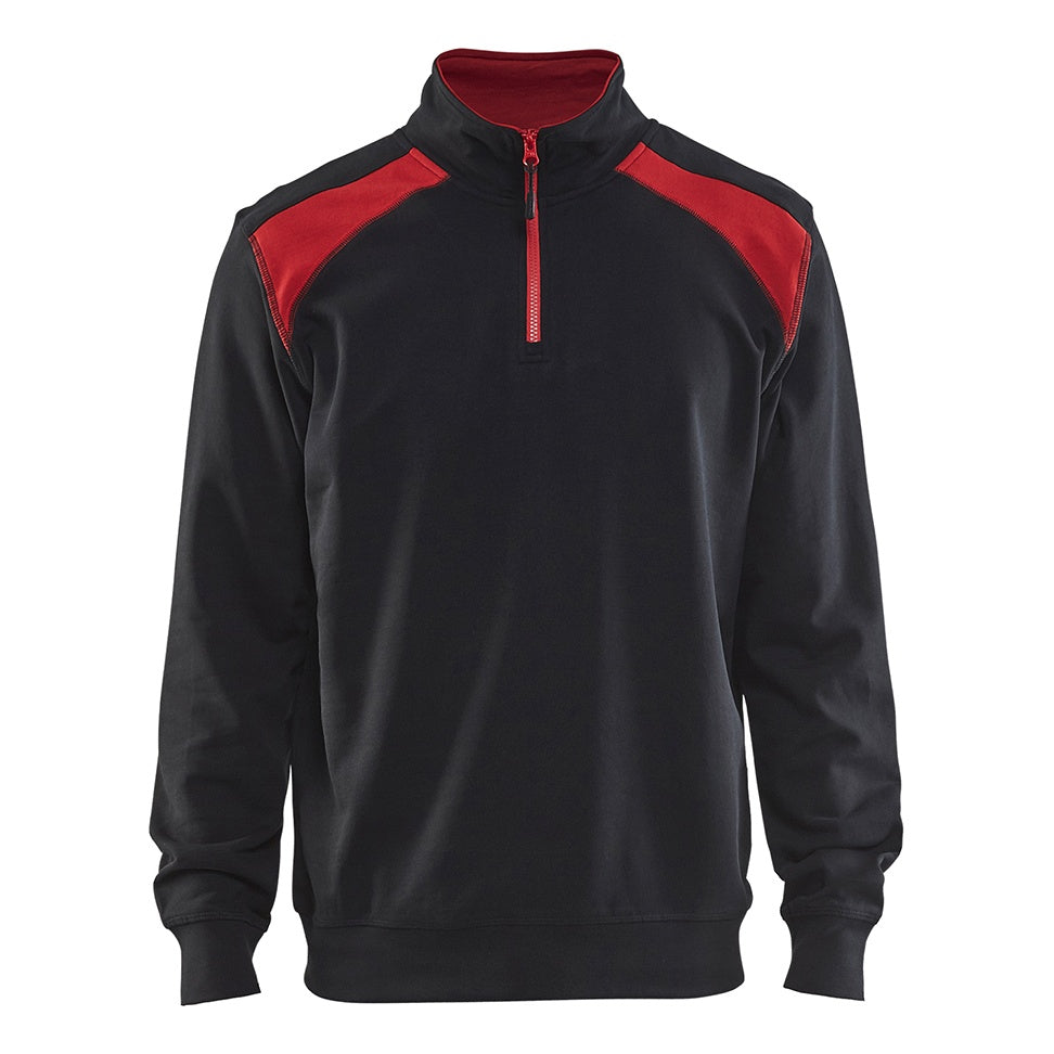 Blaklader BLAKLADER 33531158 Half Zip 2 Tone Sweatshirt Work Sweatshirt MEN - 100% Cotton - 335311589956