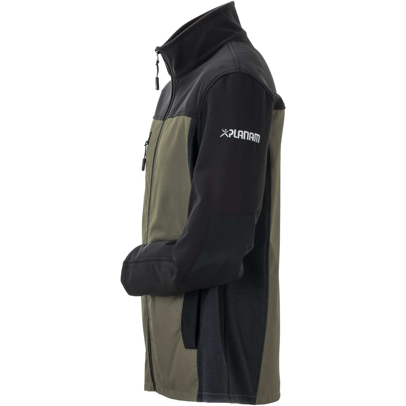 Planam Norit Men's Hybrid jacket olive/black - Model view 4