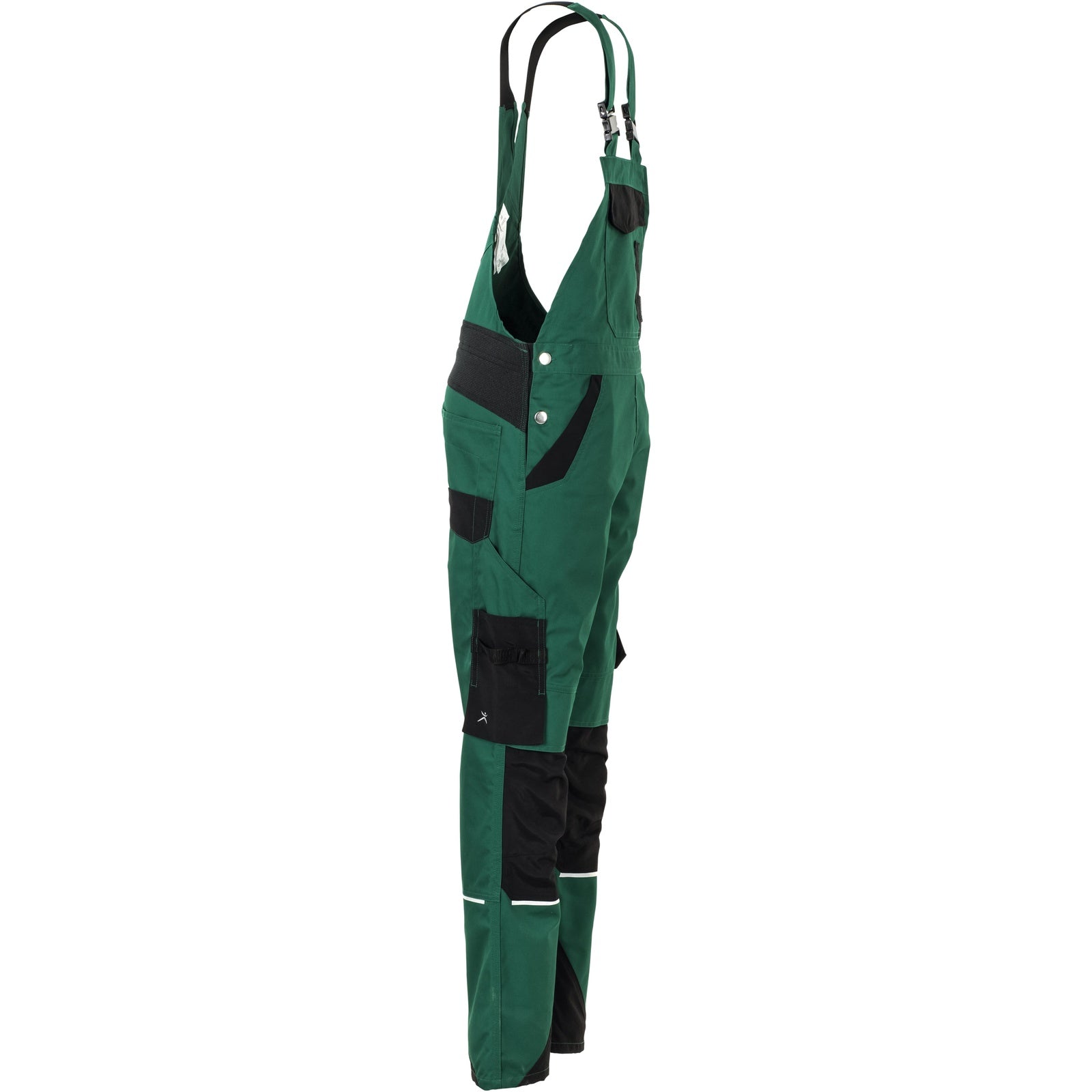 Planam Norit Women's dungarees green/black - Model view 3