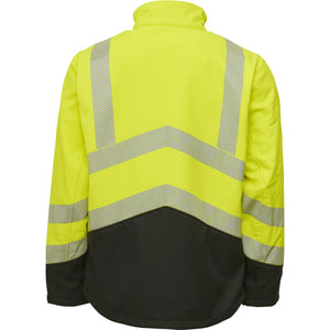 ELKA Rainwear - Visible Xtreme Softshell jacket - Fluorescent Yellow/Black