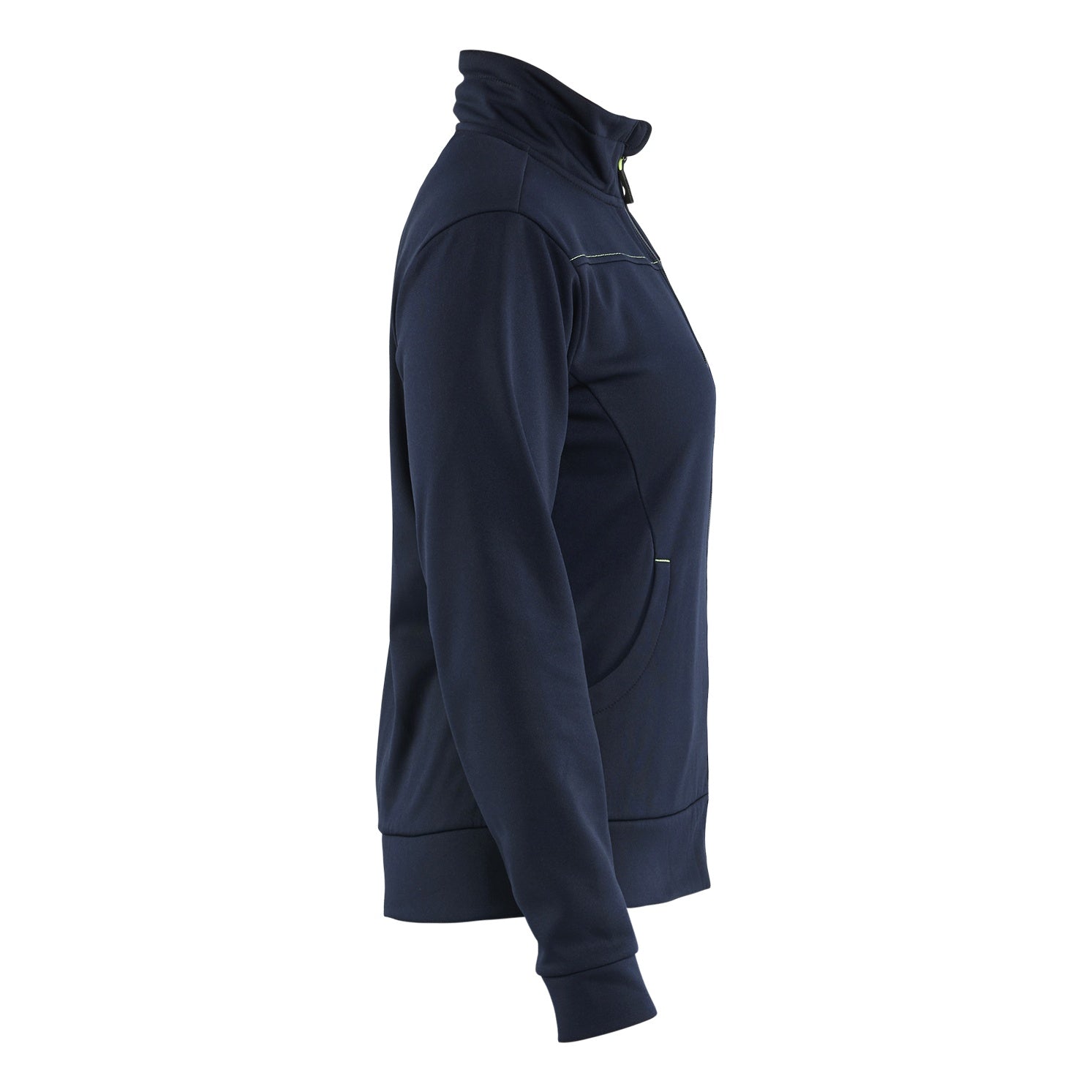 Blaklader BLAKLADER 33942526 Hi Vis Reflective Full Zip Work Sweatshirt WOMEN - Pique Fleece - 339425268633_CR