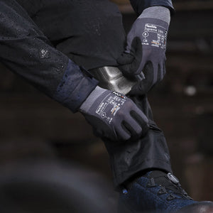 ELKA Rainwear - Working Xtreme Recycled Workwear Trousers - Short model - Black