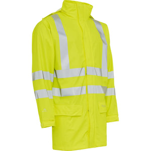 ELKA Rainwear - Dry Zone Visible Jacket extra length - Fluorescent Yellow