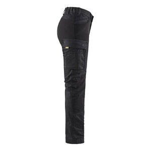 Blaklader BLAKLADER 71471147 | Women's service trousers denim stretch Work Trousers Women - Cordura Denim - 714711478999_CR