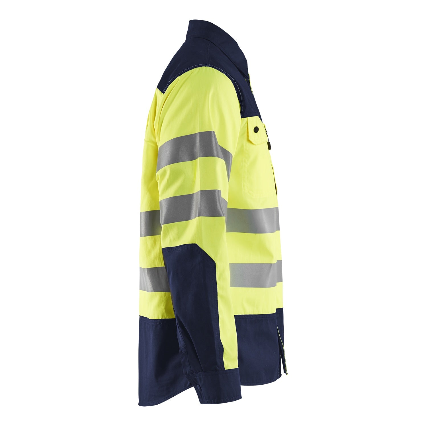 Blaklader BLAKLADER 32551817 Hi Vis Shirt Hi Vis Reflective Long Sleeve Work Shirt MEN - 50% Cotton 50% Polyester - 325518173389_CR