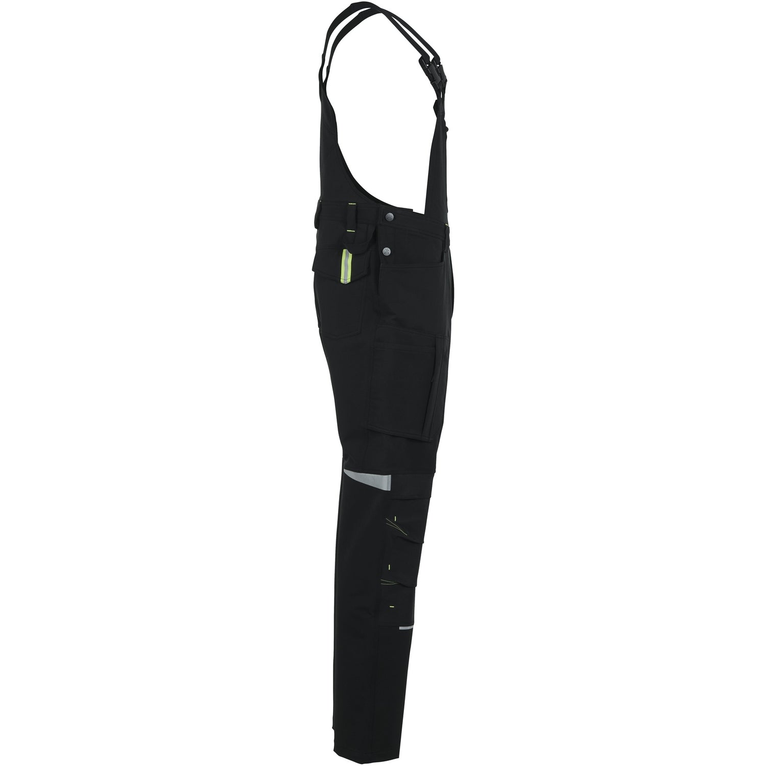 Planam rECOline Bibpant black/black - Model view 3