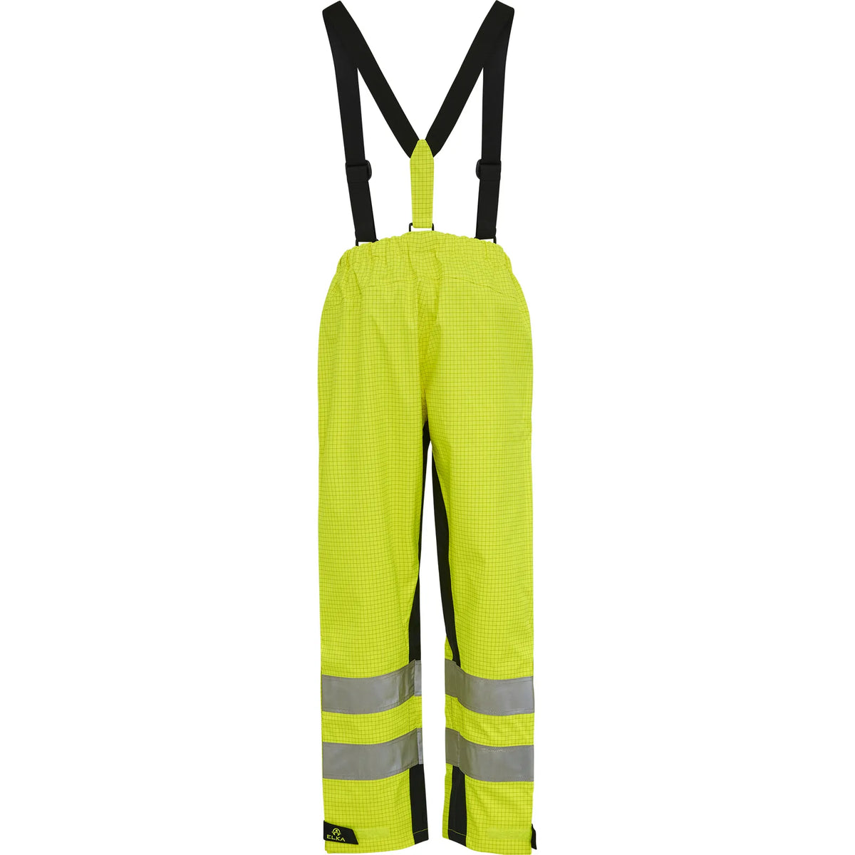 ELKA Rainwear - Securetech Multinorm Electric Arc Waist Trousers - Fluorescent Yellow/Navy