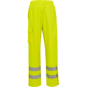 ELKA Rainwear - Securetech Multinorm visible PU Waist Trousers - Fluorescent Yellow
