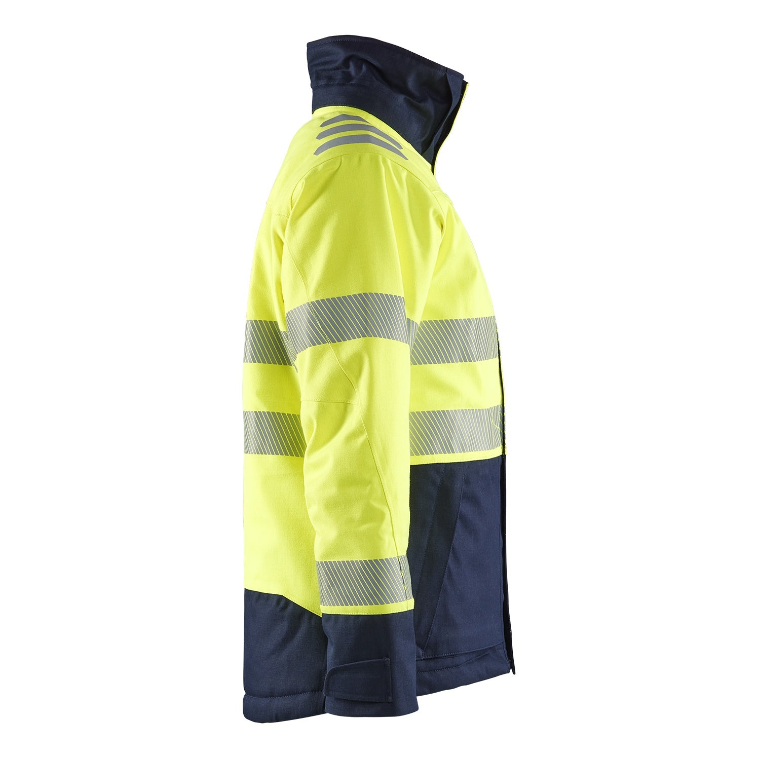 Blaklader BLAKLADER 49171534 Women's Multinorm winter jacket Hi Vis Reflective Work Jacket WOMEN - Flame Resistant - 491715343389_CR