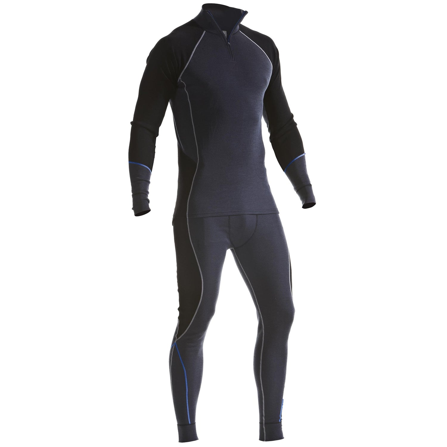 Blaklader 48991732 Underwear zip neck top WARM 100% merino - 489917329699_4
