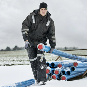 ELKA Rainwear - Working Xtreme Winter Thermal Coverall - Grey/Black