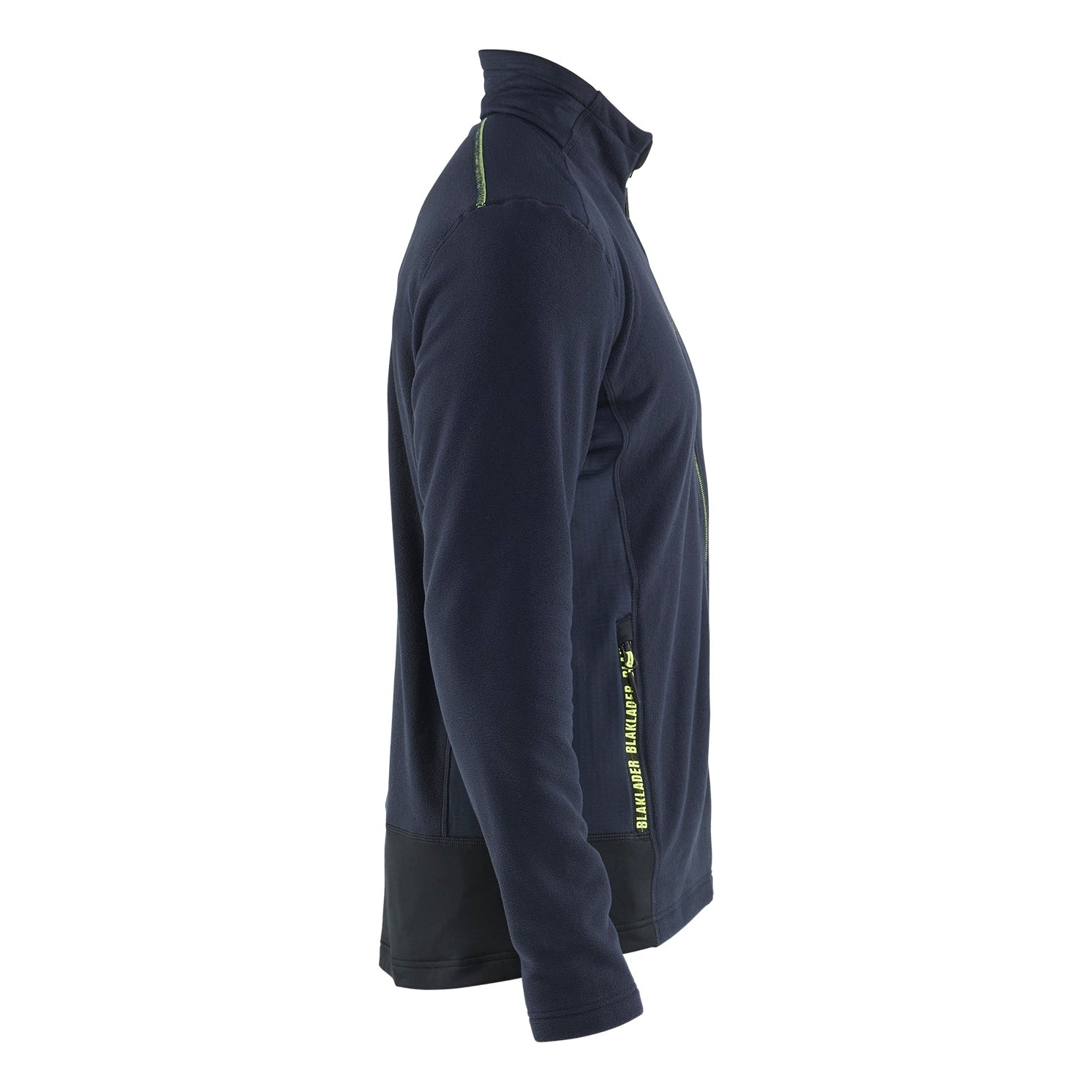 Blaklader BLAKLADER 47651010 Microfleece Jacket Hi Vis Reflective Work Jacket MEN - Antipilling - 476510108633_CR