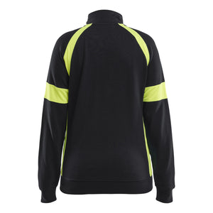 Blaklader BLAKLADER 35681158 Hi Vis Reflective Full-zip Work Sweatshirt WOMEN - 100% Cotton - 356811589933_2
