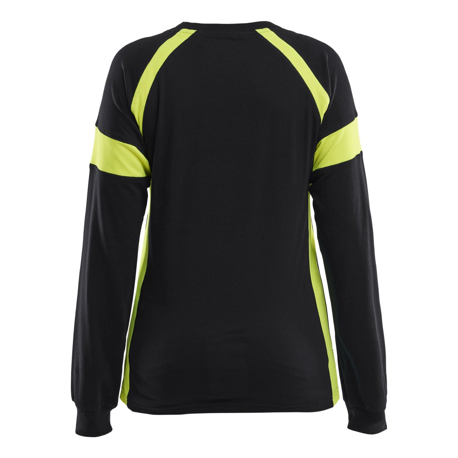Blaklader BLAKLADER 35211030 Women's Long Sleeved T shirt with Hi Vis Hi Vis Reflective Long Sleeve Work T-Shirt WOMEN - 100% Cotton - 352110309933_2