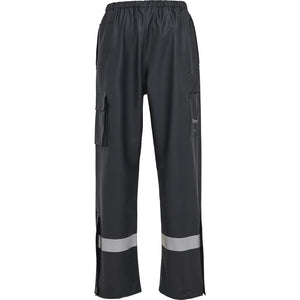 ELKA Rainwear - Dry Zone D-Lux trousers with reflective stripes - Navy