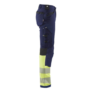 Blaklader BLAKLADER 11931642 | Hi Vis 4 way stretch trousers Hi Vis Reflective Work Trousers Men - Water Repellent - 119316428933_CR