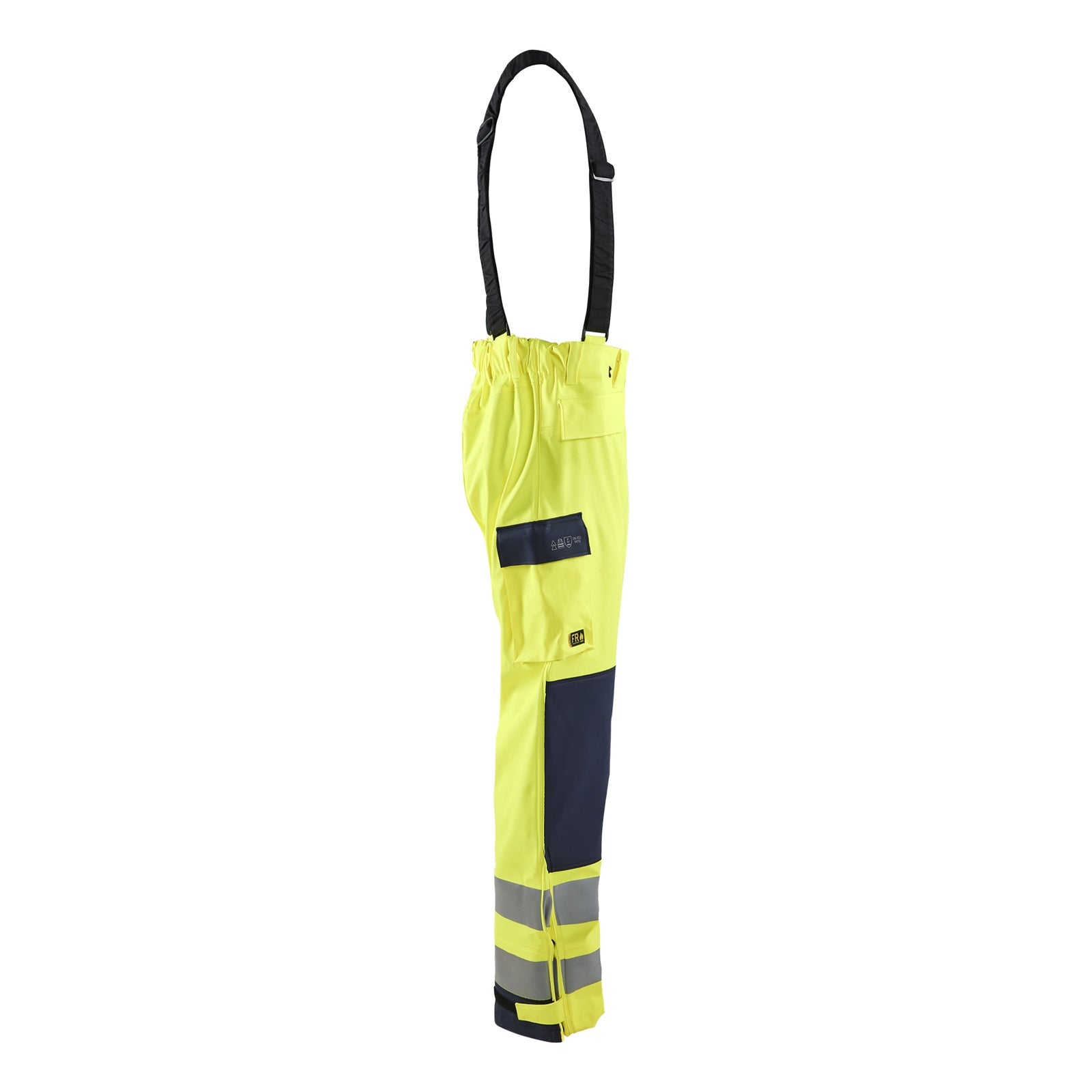 Blaklader BLAKLADER 13132022 Multinorm rain trousers Level 2 Hi Vis Reflective Work Trousers Men - Water Repellent - 131320223389_CR
