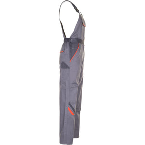 Planam Visline Dungarees zinc/orange/slate - Model view 3
