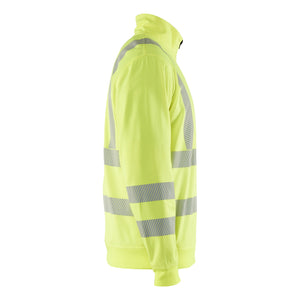 Blaklader BLAKLADER 35642538 Hi Vis Reflective Half-zip Work Sweatshirt MEN - Breathable - 356425383300_CR