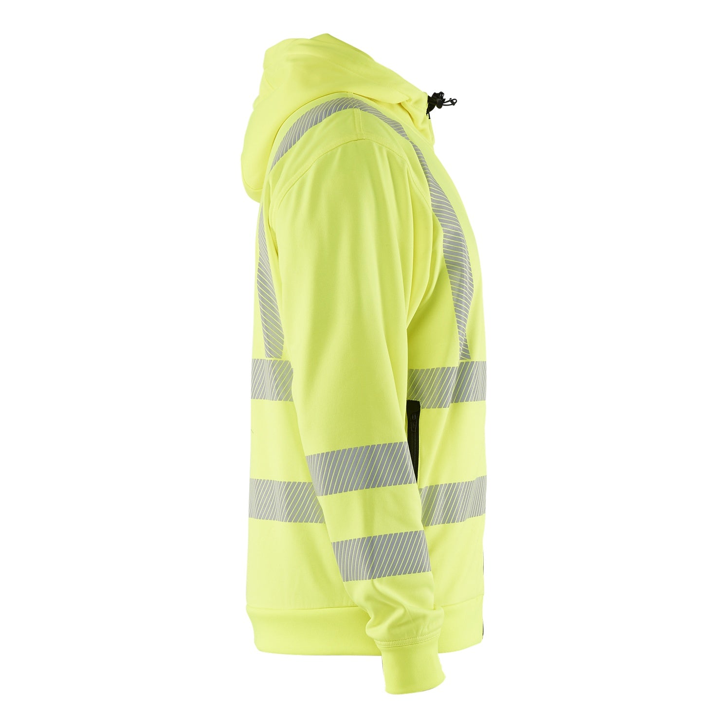 Blaklader BLAKLADER 35652538 Hi Vis Hoodie Full Zip Hi Vis Reflective Hoodie Work Sweatshirt MEN - Breathable - 356525383300_CR