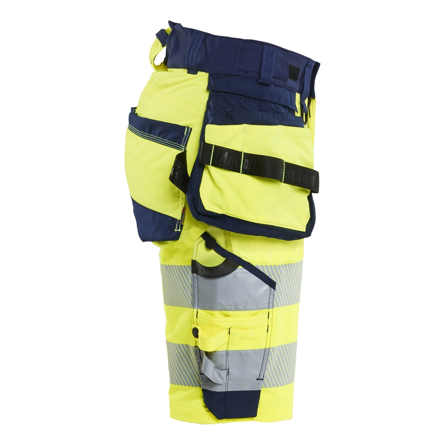 Blaklader BLAKLADER 70201648 | Women's Hi Vis shorts 4 way stretch Hi Vis Reflective Work Shorts Women - Double Weave - 702016483389_CR